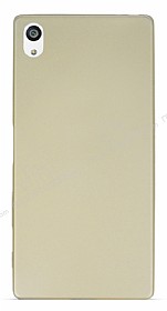 Sony Xperia Z5 Premium Mat Gold Silikon Klf