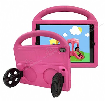 Eiroo Wheel Car iPad Pro 10.5 Ultra Koruma Pembe Klf