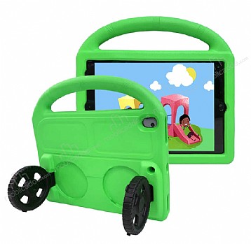 Eiroo Wheel Car iPad Pro 10.5 Ultra Koruma Yeil Klf