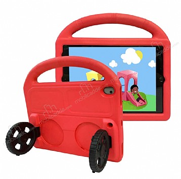 Eiroo Wheel Car iPad Pro 10.5 Ultra Koruma Krmz Klf