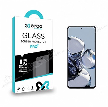 Eiroo Xiaomi 12T Pro Tempered Glass Cam Ekran Koruyucu