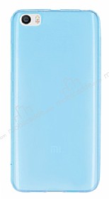 Xiaomi Mi 5 Ultra nce effaf Mavi Silikon Klf