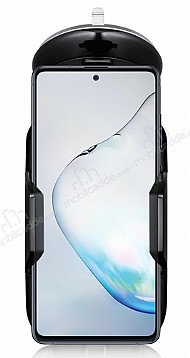Eiroo Samsung Galaxy Note 10 Lite Siyah Ara Tutucu