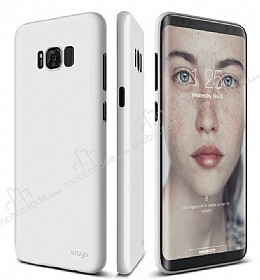 Elago Inner Core Samsung Galaxy S8 Plus Beyaz Rubber Klf