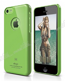 Elago iPhone 5C Slim Fit Series Yeil Rubber Klf