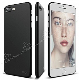 Elago Origin iPhone 7 Plus / 8 Plus Siyah Rubber Klf