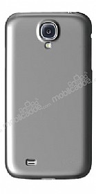 Elago Samsung i9500 Galaxy S4 G7 Slim Fit Series Metalik Gri Rubber Klf