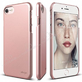 Elago Slim Fit iPhone 7 / 8 Rose Gold Rubber Klf
