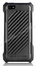 Element Case Sector 5 Carbon Fiber Edition iPhone SE / 5 / 5s Siyah Klf