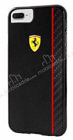 Ferrari iPhone 7 Plus / 8 Plus Siyah Rubber Klf