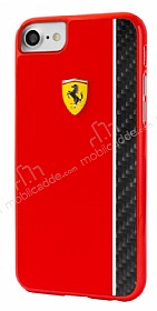 Ferrari iPhone 7 / 8 Krmz Rubber Klf