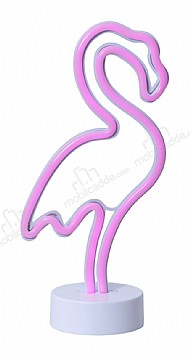 Flamingo Tasarml Neon Masa Lambas