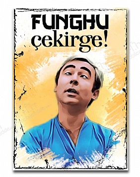 Funghu ekirge Ahap Retro Poster