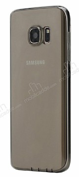 G-Case Samsung Galaxy S6 edge Ultra nce effaf Siyah Silikon Klf