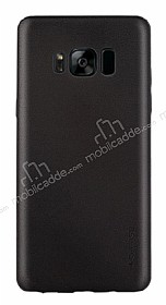 G-Case Samsung Galaxy S8 Deri Grnml Siyah Rubber Klf