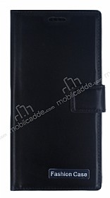 Eiroo Lux General Mobile GM 5 Plus Standl Czdanl Siyah Deri Klf