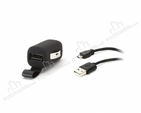 Griffin PowerJolt Micro USB Siyah Ara arj Aleti 90cm