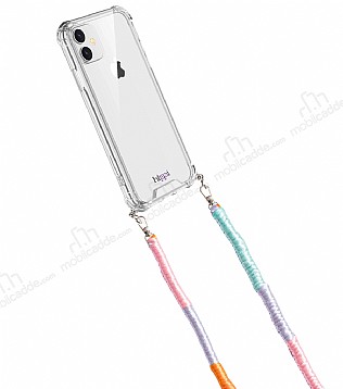 hippi iPhone 12 / 12 Pro Lilac rg Askl Ultra Koruma Telefon Klf