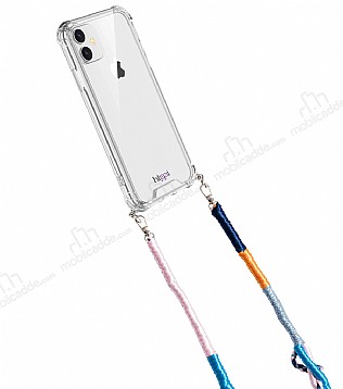 hippi iPhone 12 / 12 Pro Violet rg Askl Ultra Koruma Telefon Klf