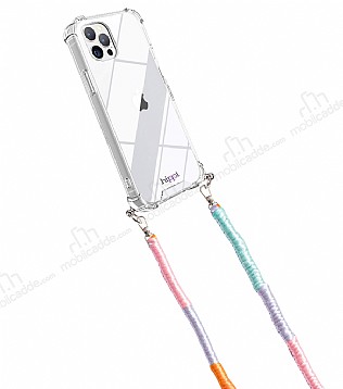 hippi iPhone 12 Pro Max Lilac rg Askl Ultra Koruma Telefon Klf
