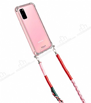 hippi Samsung Galaxy S20 Begonia rg Askl Ultra Koruma Telefon Klf