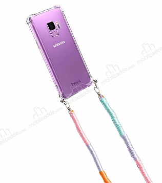 hippi Samsung Galaxy S9 Lilac rg Askl Ultra Koruma Telefon Klf