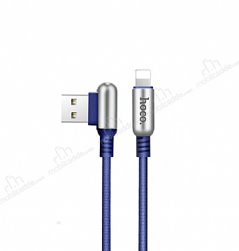 Hoco Capsule Serisi U17 Lightning Mavi Data Kablosu 1.2m