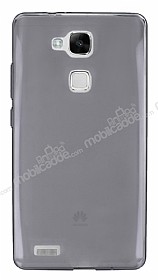 Hoco Huawei Ascend Mate 7 Ultra nce effaf Siyah Silikon Klf