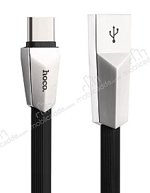Hoco X4 ZINC ALLOY USB Type-C Siyah Data Kablosu 1,20m