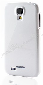 HOSEE Samsung i9500 Galaxy S4 Sert Parlak Beyaz Rubber Klf