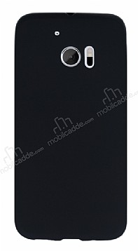 HTC 10 Mat Siyah Silikon Klf
