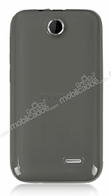 HTC Desire 310 effaf Siyah Silikon Klf