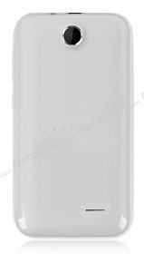 HTC Desire 310 effaf Beyaz Silikon Klf