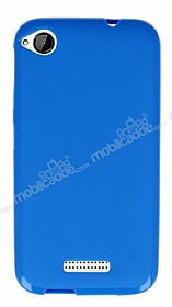 HTC Desire 320 Mavi Silikon Klf