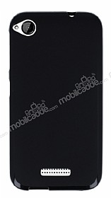 HTC Desire 320 Siyah Silikon Klf