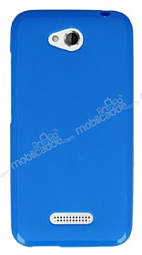 HTC Desire 616 Mavi Silikon Klf