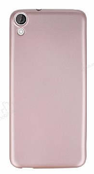HTC Desire 820 Mat Rose Gold Silikon Klf