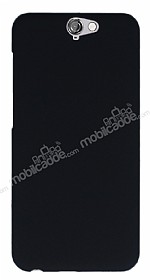 HTC One A9 Siyah Sert Rubber Klf