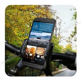 HTC One M8 Baseus Wind Series 360 Derece Dner Standl Bisiklet Telefon Tutucu