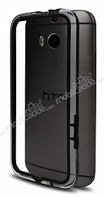 HTC One M8 Bumper ereve Siyah Klf