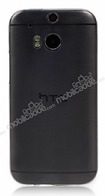 HTC One M8 Ultra nce effaf Beyaz Silikon Klf