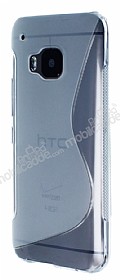 HTC One M9 Desenli effaf Silikon Klf