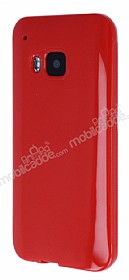 HTC One M9 Krmz Silikon Klf