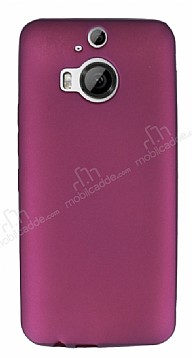 HTC One M9 Plus Mat Mor Silikon Klf
