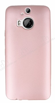 HTC One M9 Plus Mat Rose Gold Silikon Klf