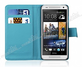 HTC One Mini Czdanl Mavi Klf