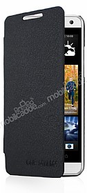 HTC One Mini nce Yan Kapakl Siyah Klf