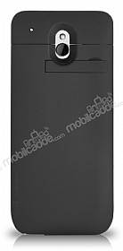 HTC One mini Standl Bataryal Siyah Klf