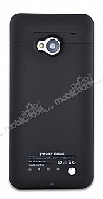 HTC One Standl Bataryal Siyah Klf