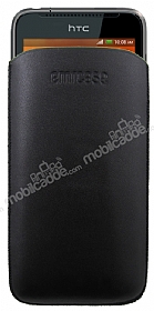 HTC One V ekmeli Siyah Deri Klf